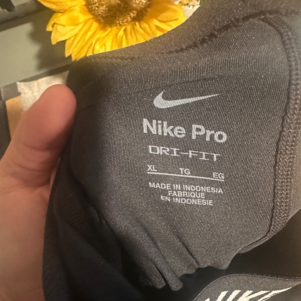 Nike Pro Kids Black Leggings - Picture 3 of 3